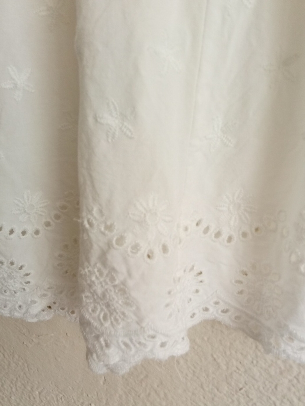 TORRID White Eyelet Ruffle Tank - Picture 13 of 13